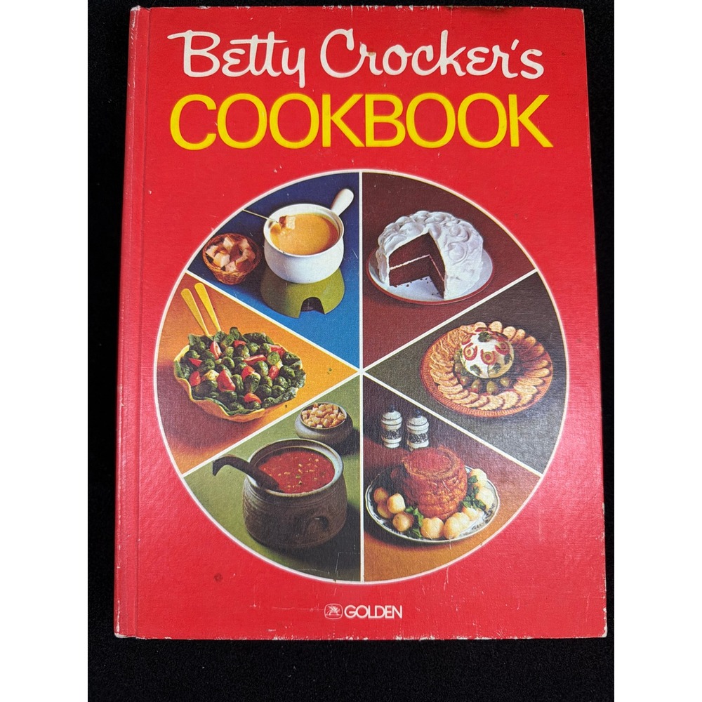 Betty Crocker's Cookbook 1977 Hardcover Vintage 1969 Edition Golden Press Retro